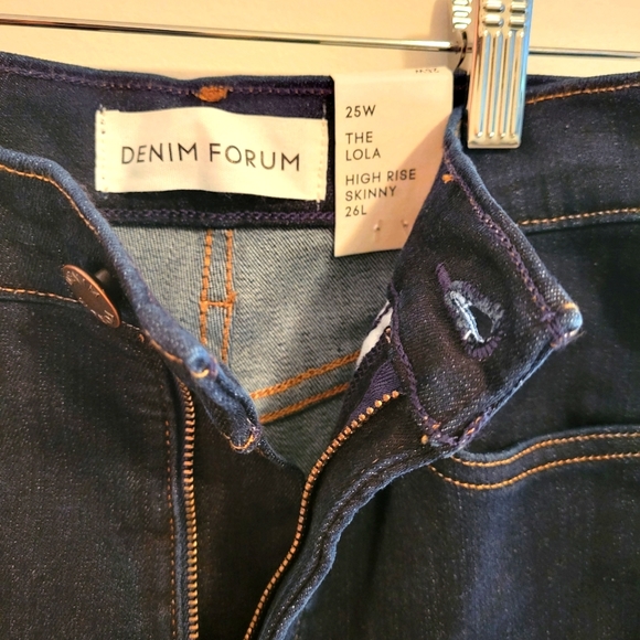 NEW Denim Forum The Lola High Rise Skinny Jeans - Picture 5 of 5